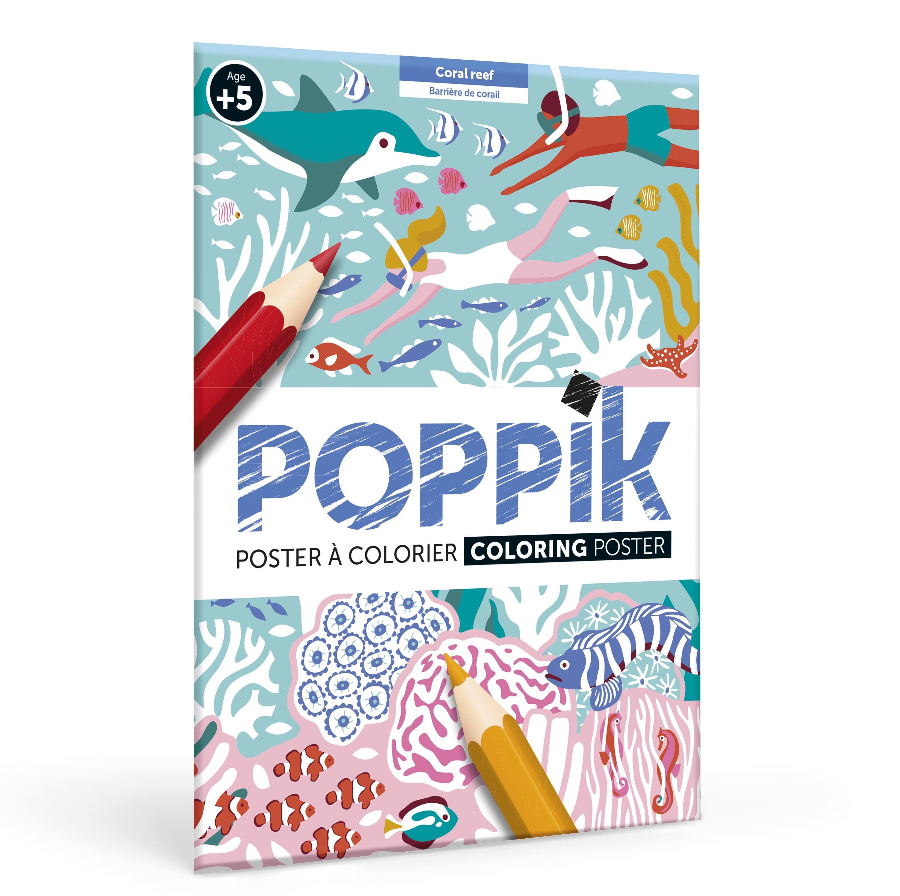 Poster para colorir - POPPIK
