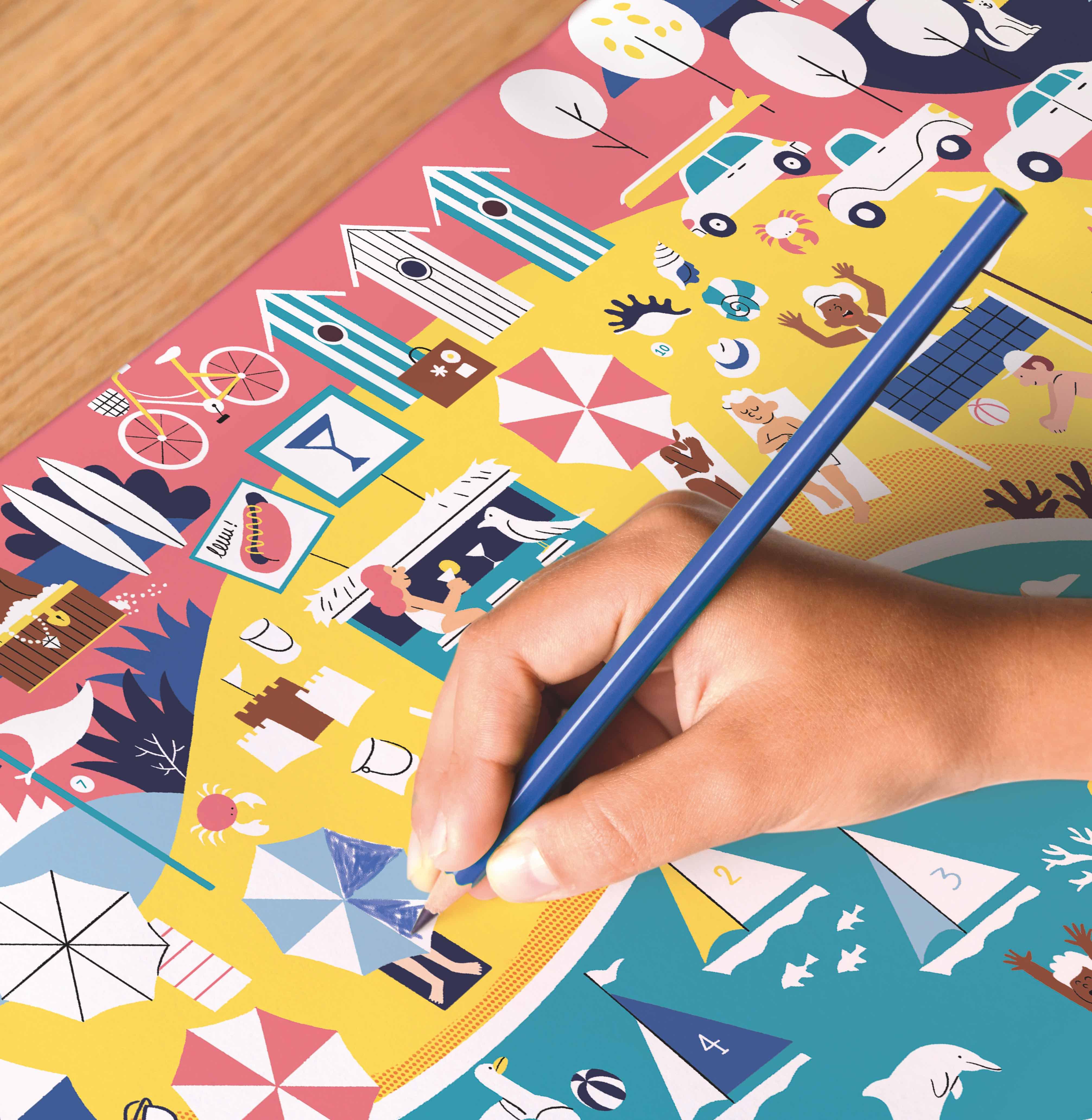 Poster para colorir - POPPIK