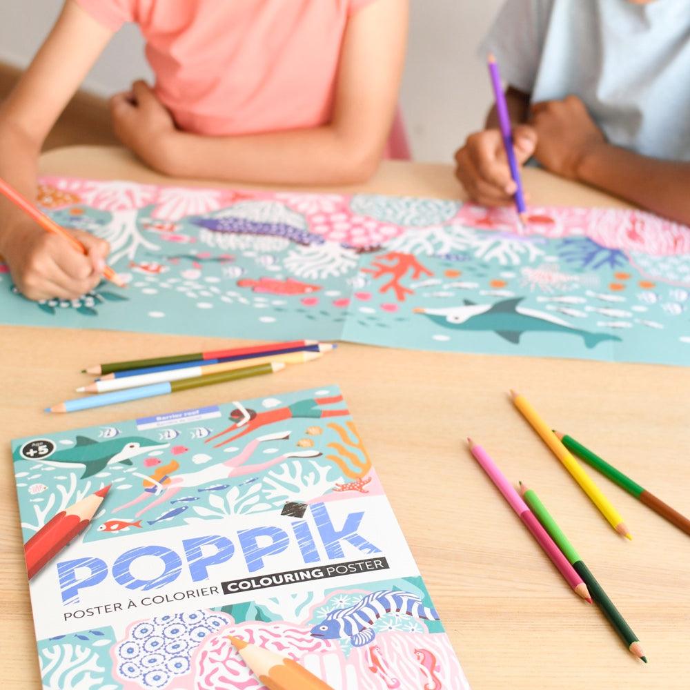 Poster para colorir - POPPIK