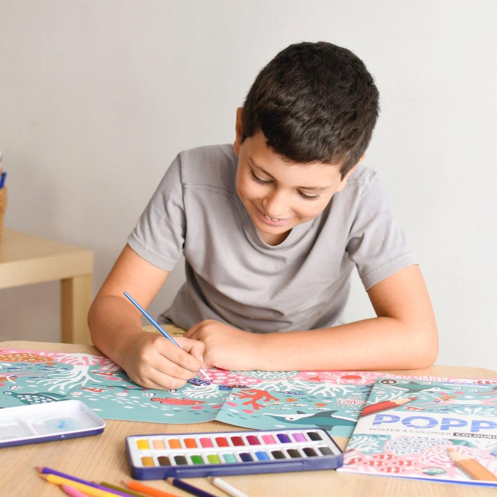 Poster para colorir - POPPIK