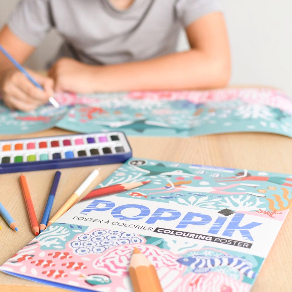 Poster para colorir - POPPIK