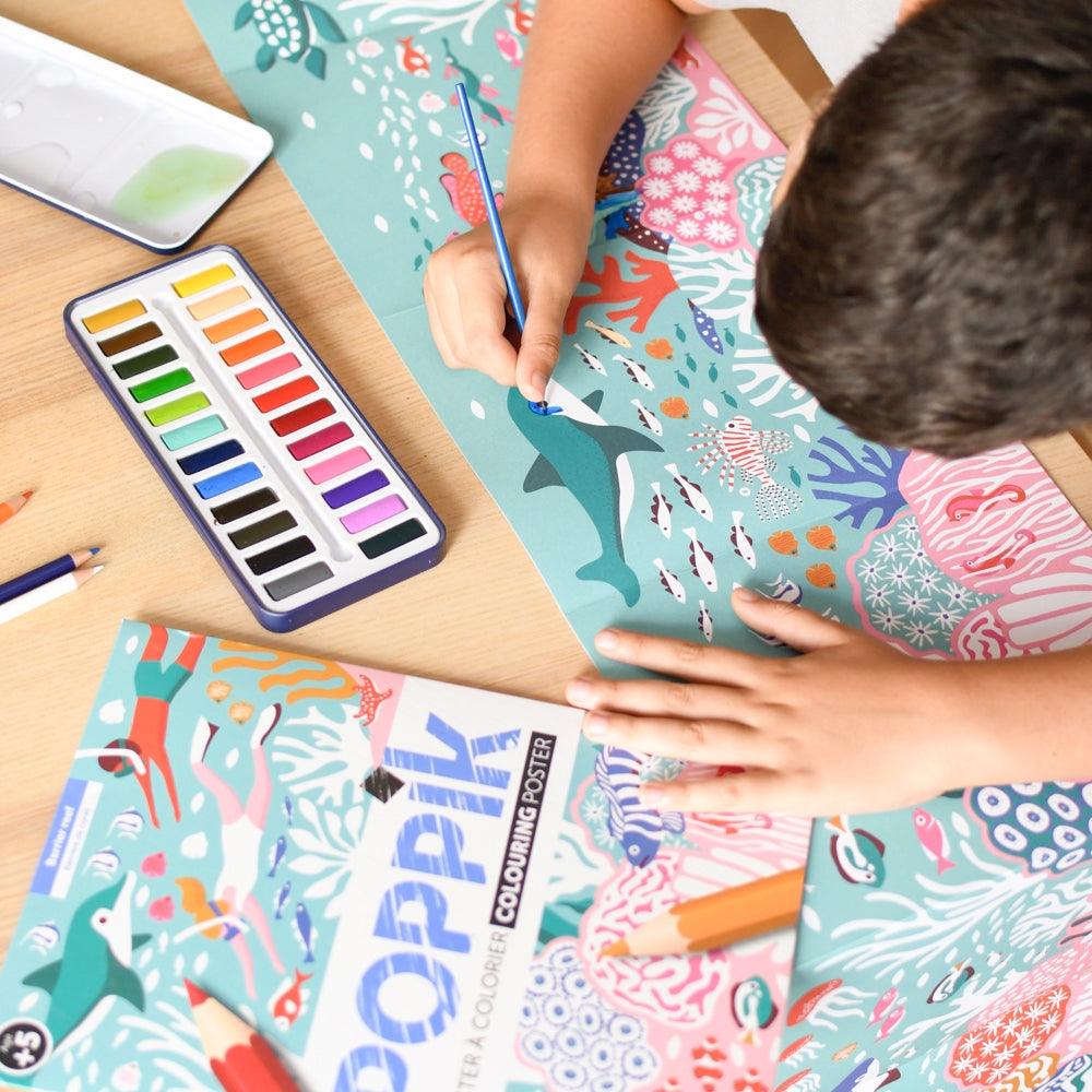 Poster para colorir - POPPIK