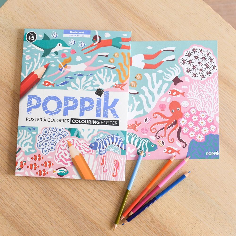 Poster para colorir - POPPIK