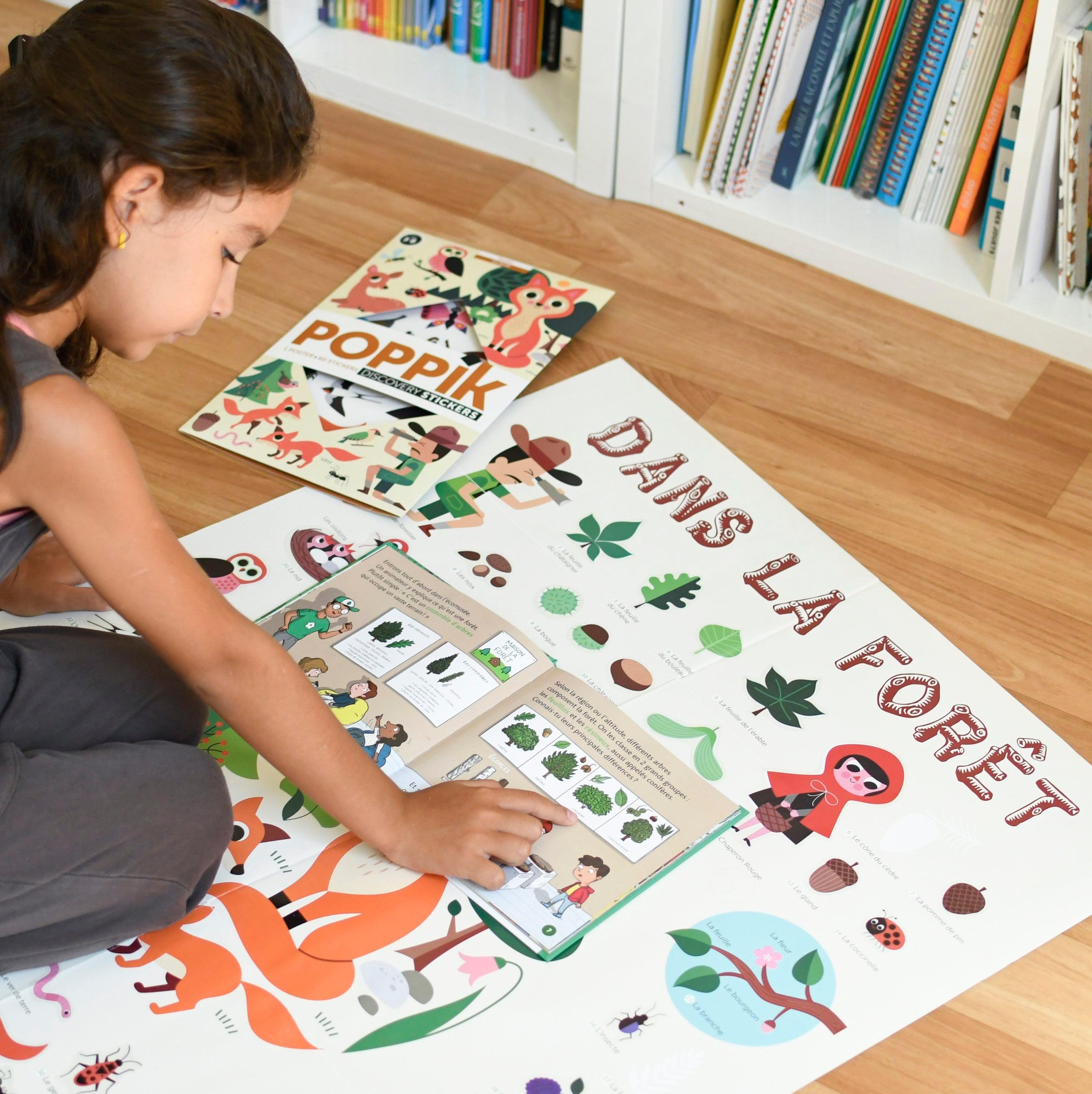 O meu poster de autocolantes dos 3 aos 8 anos - POPPIK