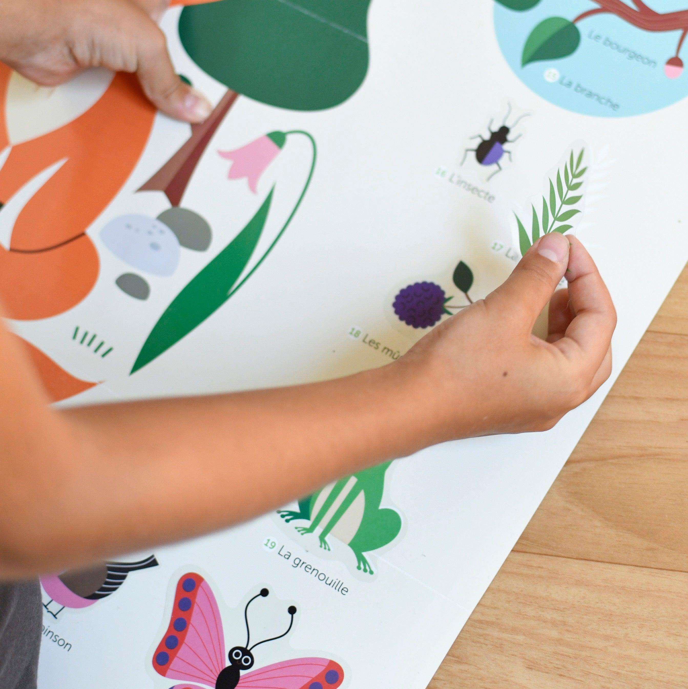 O meu poster de autocolantes dos 3 aos 8 anos - POPPIK