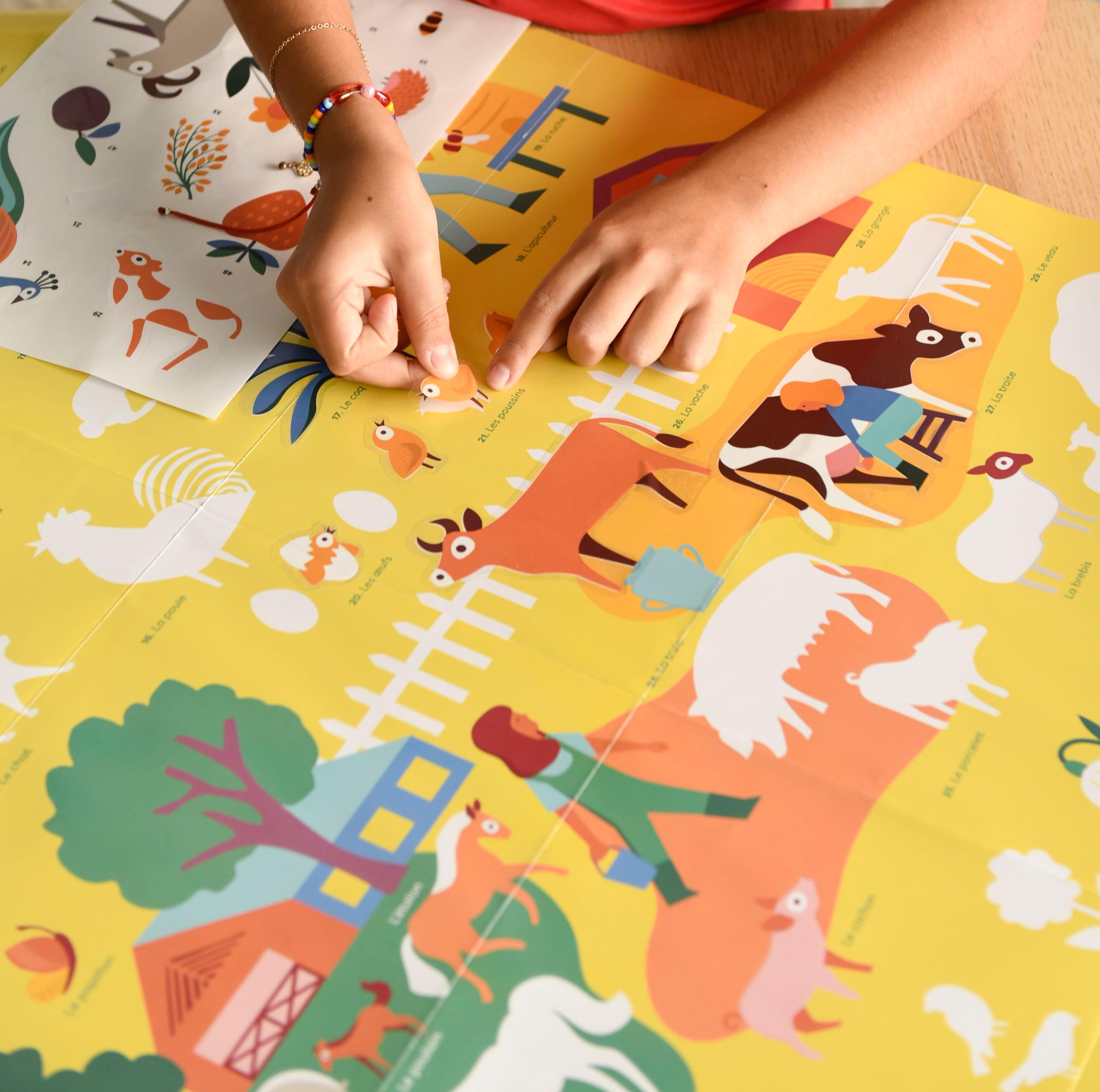 O meu poster de autocolantes dos 3 aos 8 anos - POPPIK