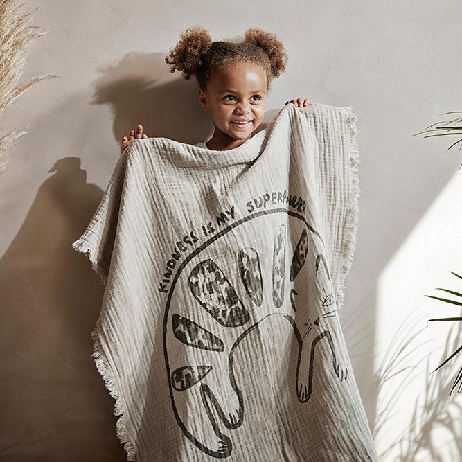 Manta/ Swadle de algodão suave - Elodie Details