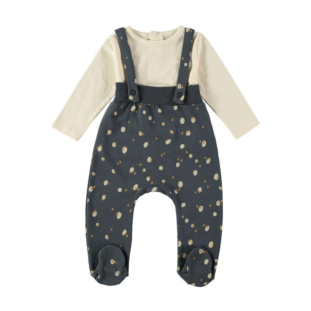 Calça de alças e camisola "SPOTS NIGHT" - Babyclic - chuvadeamor
