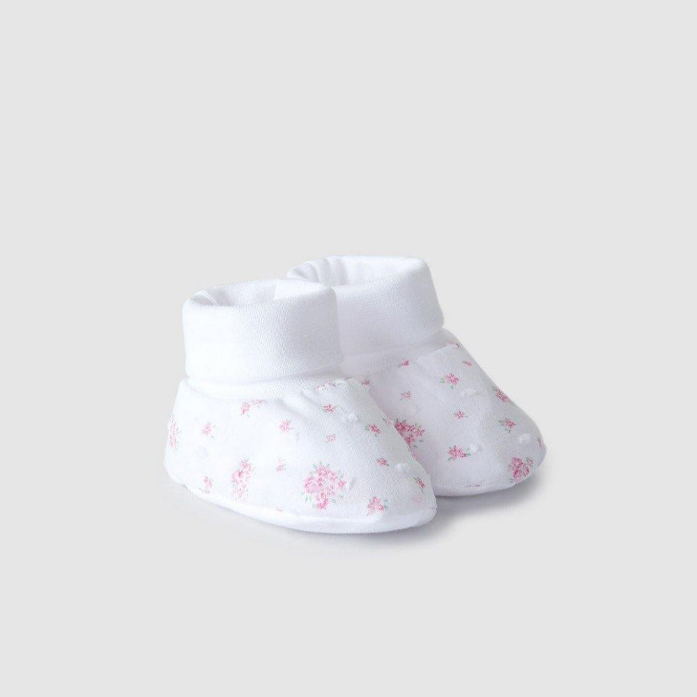 Carapins em malha com detalhe tecido - Laranjinha - chuvadeamor