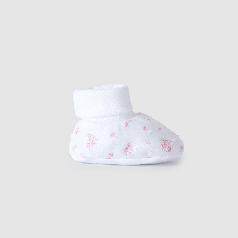 Carapins em malha com detalhe tecido - Laranjinha