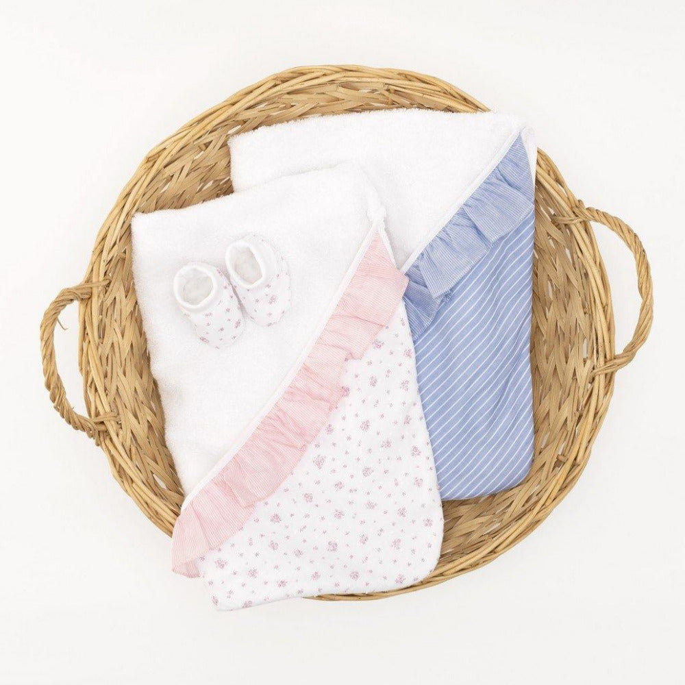 Carapins em malha com detalhe tecido - Laranjinha