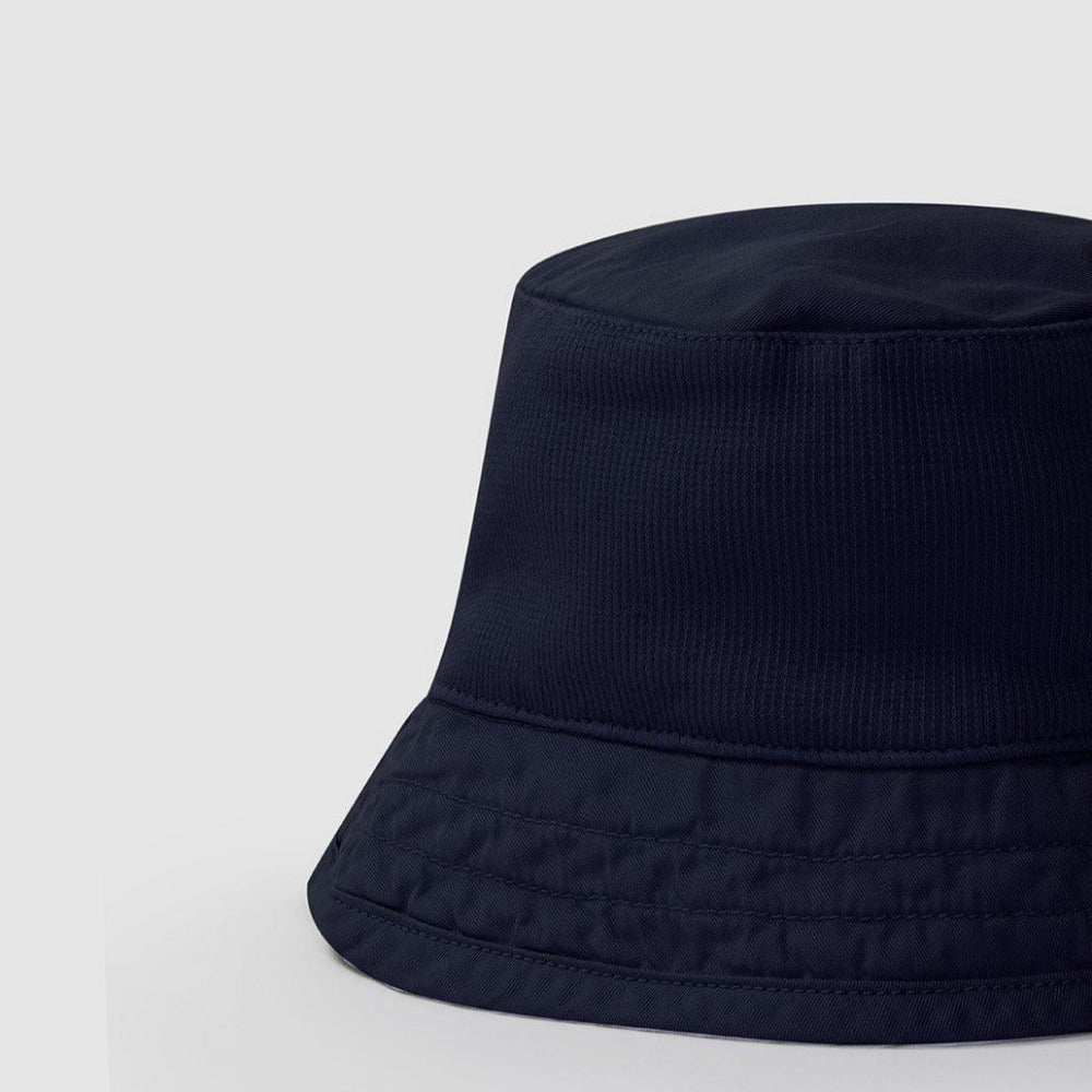 Chapéu em tecido e malha canelada - Laranjinha