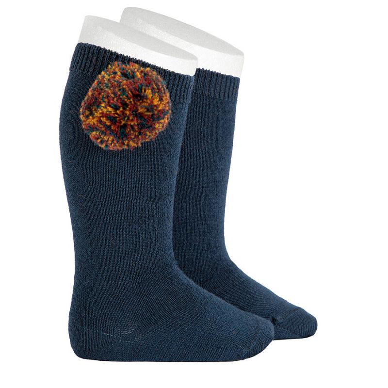 Meia com Pompom várias cores - Cóndor